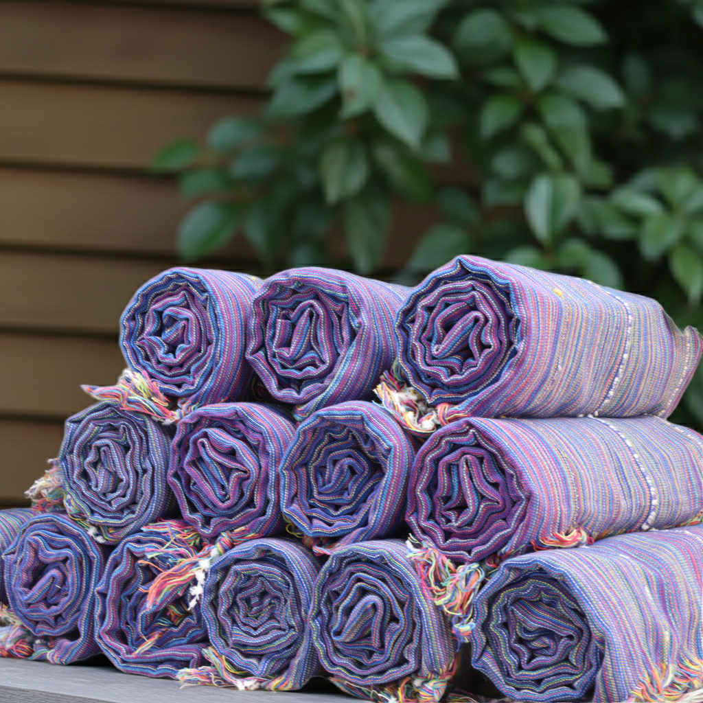 Colorful Striped Turkish Towel – Handmade Cotton Peshtemal, Lightweight Travel & Spa Towel, Unique Gift