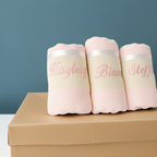 Personalized Turkish Towel – Bridesmaid Gift, Christmas Gift, Bachelorette Party Favor, Custom Name Spa Towel