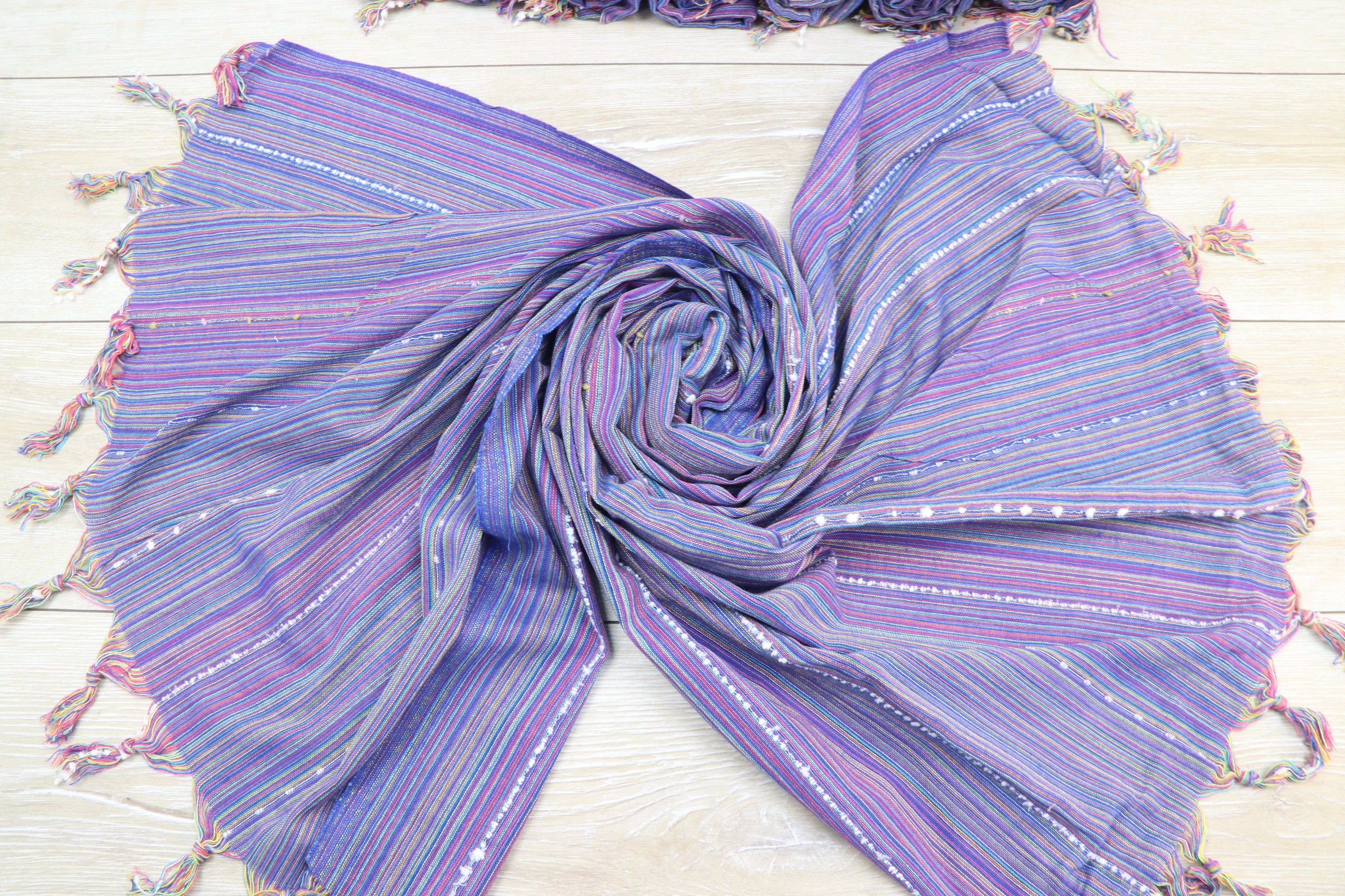 Colorful Striped Turkish Towel – Handmade Cotton Peshtemal, Lightweight Travel & Spa Towel, Unique Gift