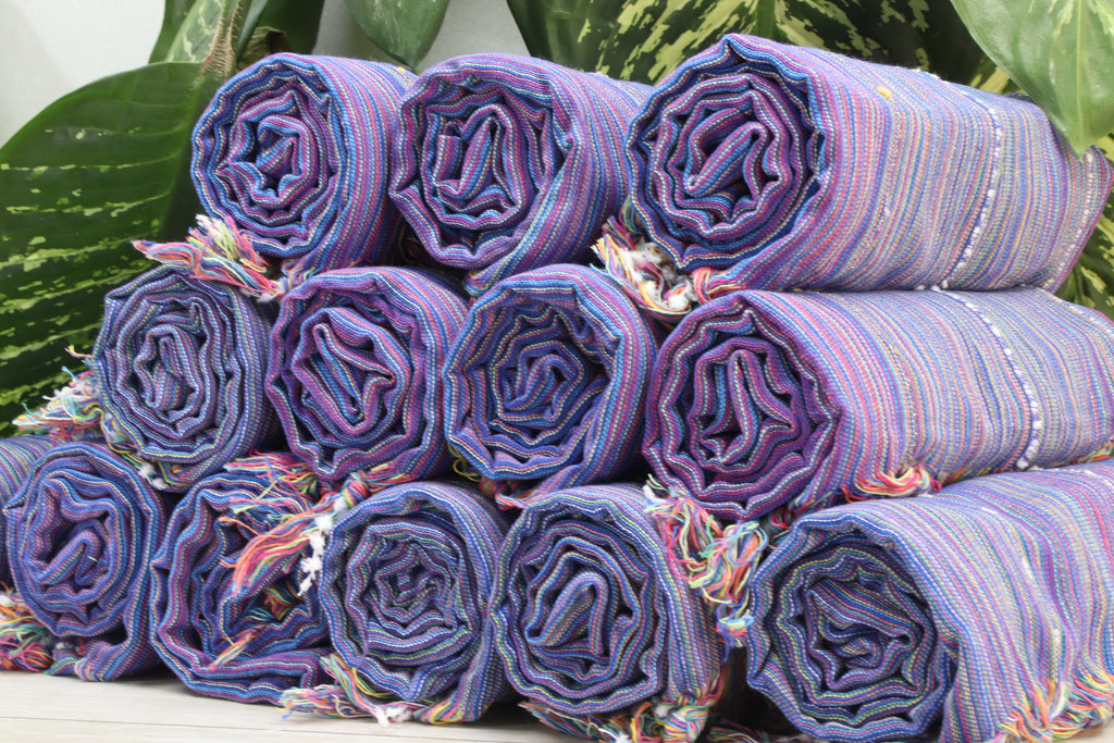 Colorful Striped Turkish Towel – Handmade Cotton Peshtemal, Lightweight Travel & Spa Towel, Unique Gift