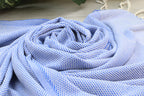Personalized Blue Turkish Towel – Lightweight Cotton Peshtemal, Personalized Gift, Bridesmaid or Spa Towel