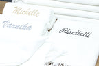 Personalized Gifts for Her: Embroidered Turkish Towel with Name
