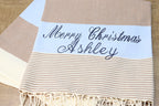 Personalized Gifts: Premium Turkish Cotton Towel – Personalized Embroidery